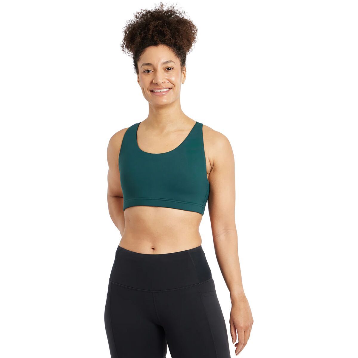 Image of Oiselle Open Lane Bra - Women's Juniper, 6