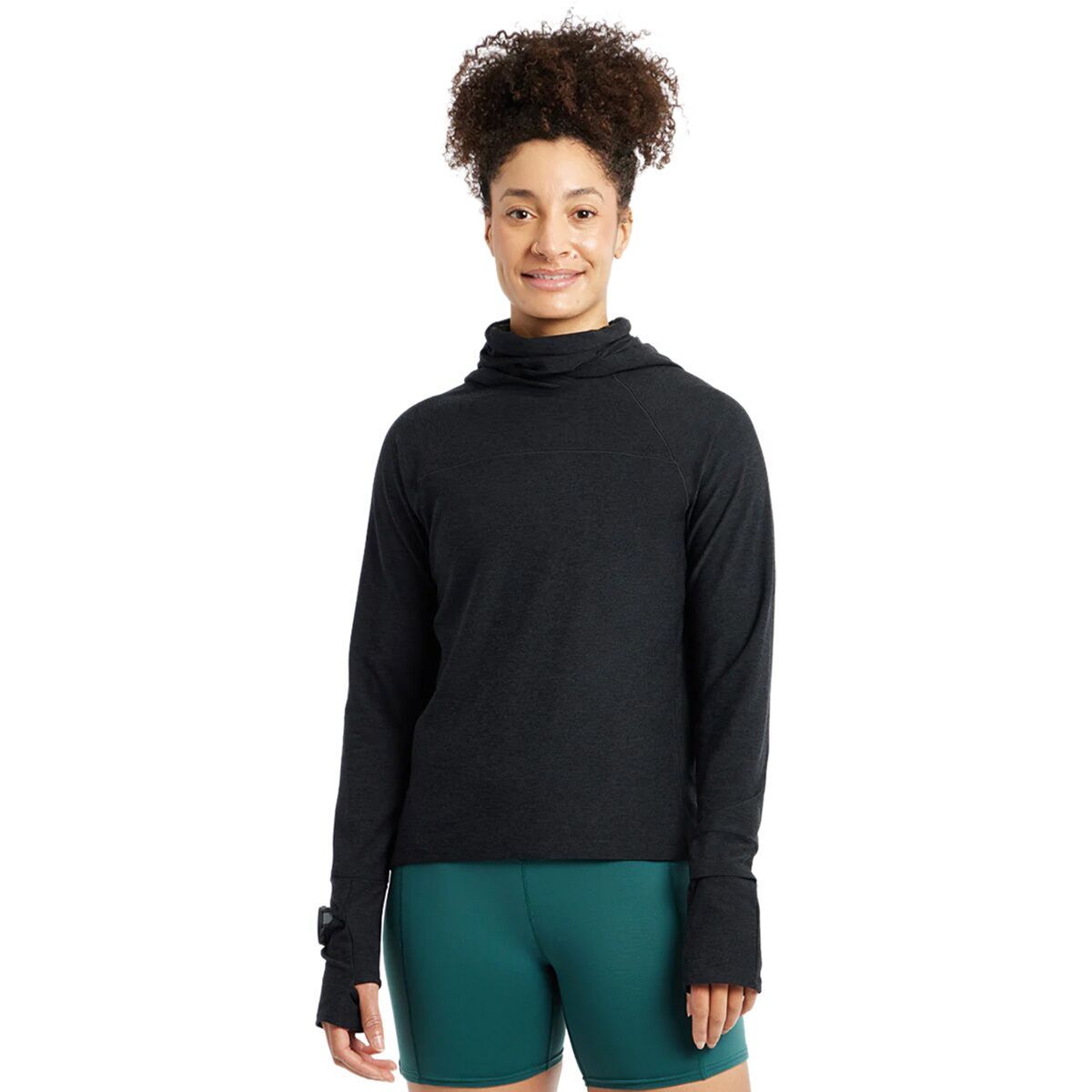 Image of Oiselle Lux Highline Hoodie - Women's Black, 6