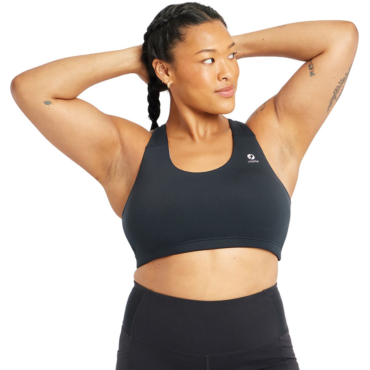 Image of Oiselle Classic Sports Bra - Women's Black, 14