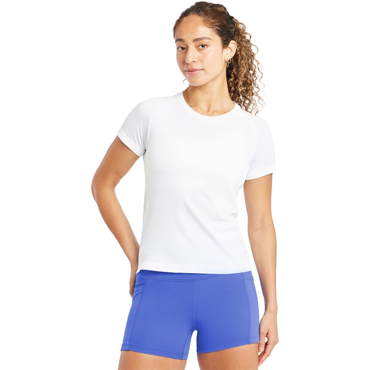 Image of Oiselle Float Short-Sleeve Shirt - Women's White, XS
