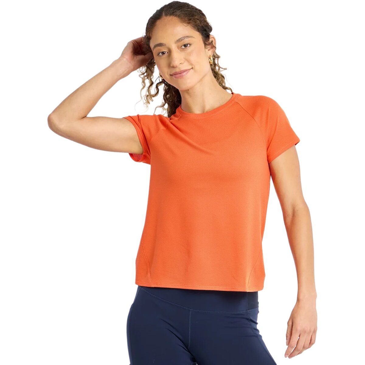 Image of Oiselle Flyout Short-Sleeve Shirt - Women's Sunburst, L