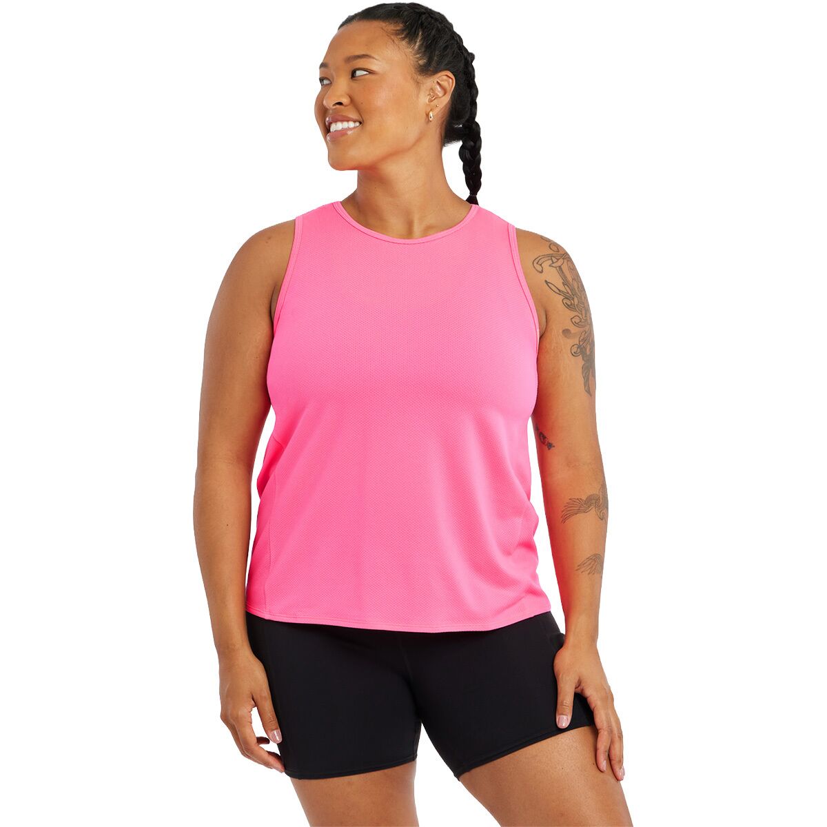 Image of Oiselle Flyout Trail Tank Top - Women's Neon Pink, XS