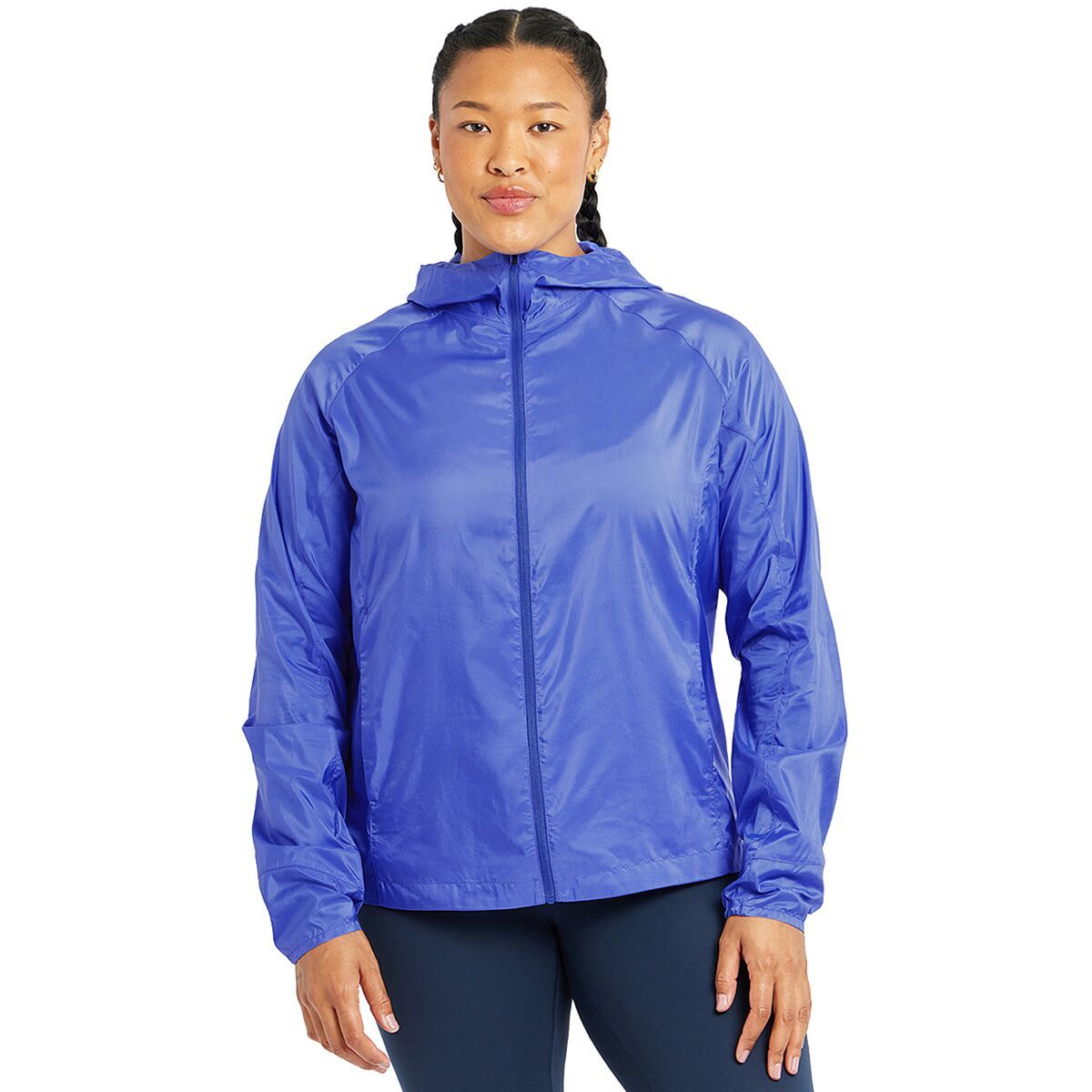 Image of Oiselle Whirlwind Jacket - Women's Blue Rapids, M