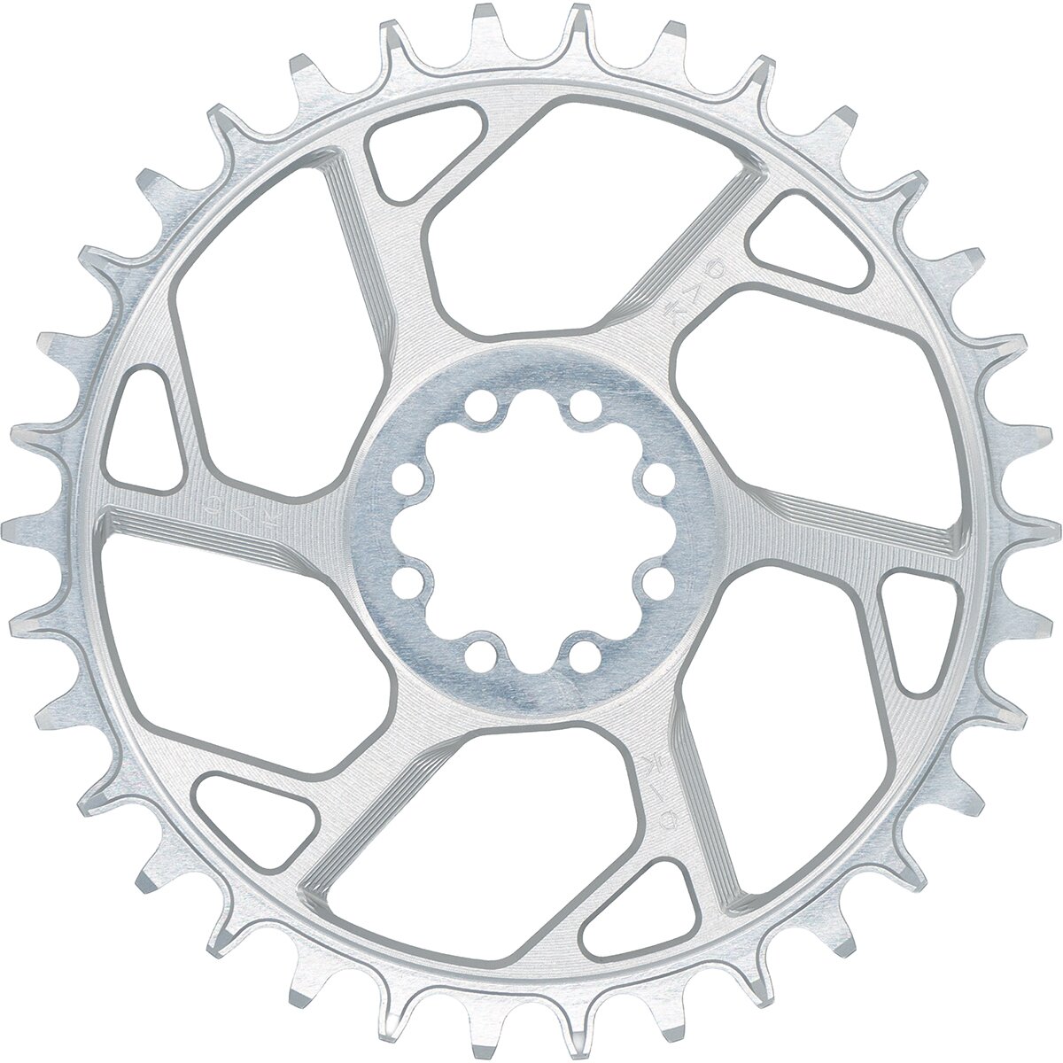 OAK Components OAK Components Amulet Chainring Raw, 8-Bolt, 30t - $99.99 at Backcountry.com