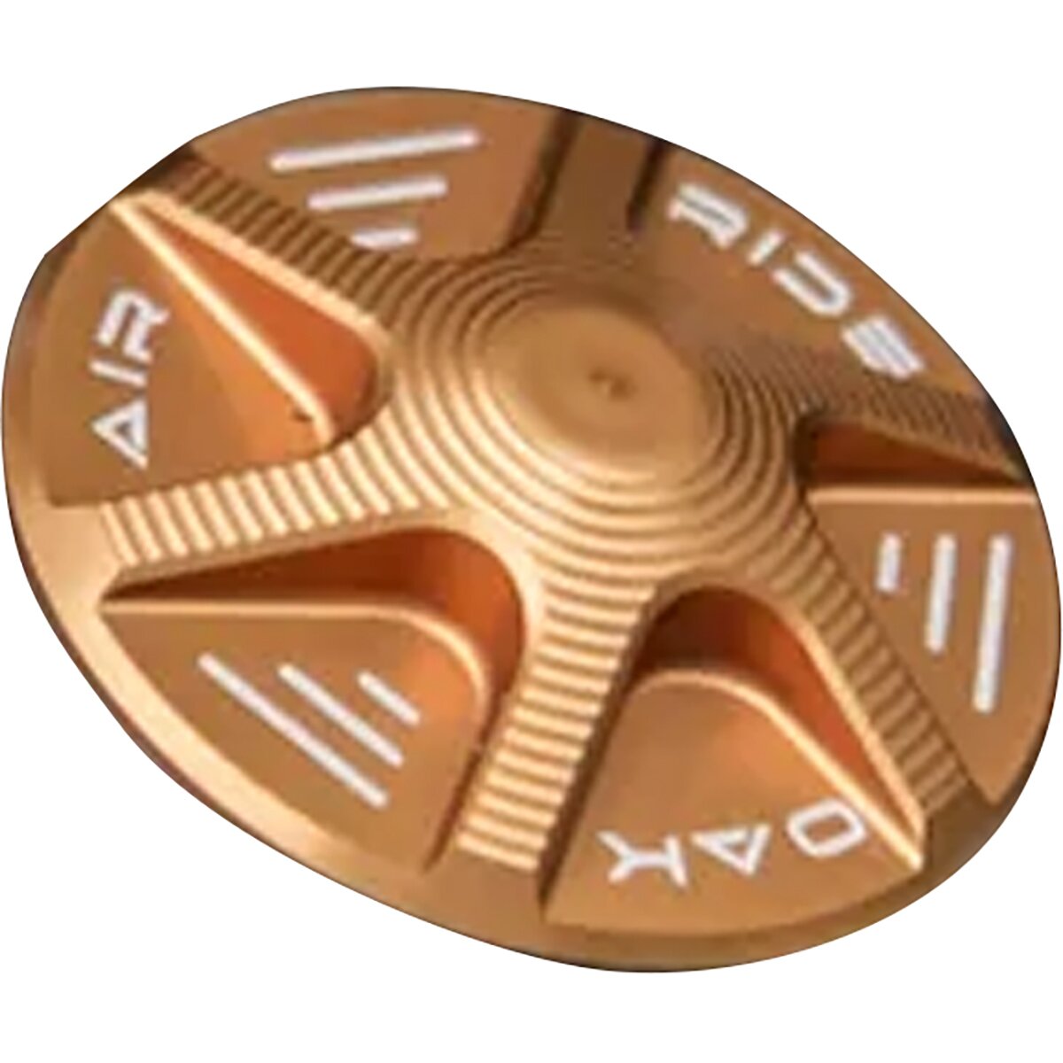 Image of OAK Components Forkcap Air Kash Gold, Suspension Fork Valve
