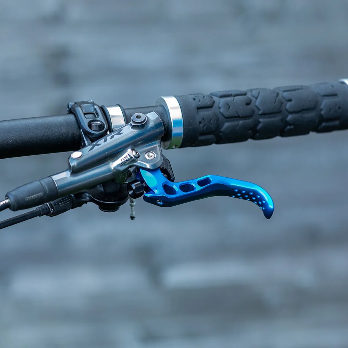 Image of OAK Components Shimano Brake Lever Blade Set Blue, Shimano