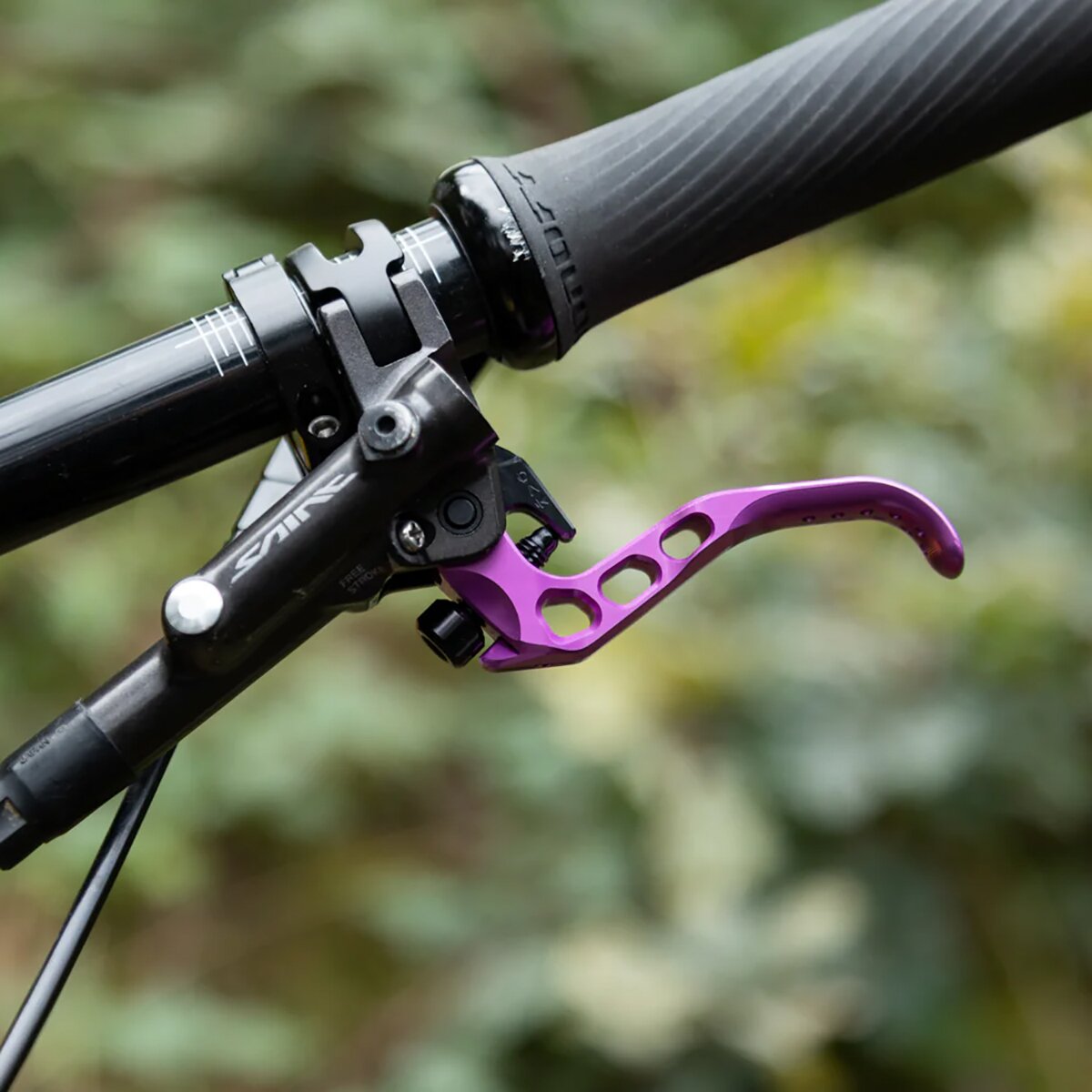 Image of OAK Components Shimano Brake Lever Blade Set Purple, Shimano