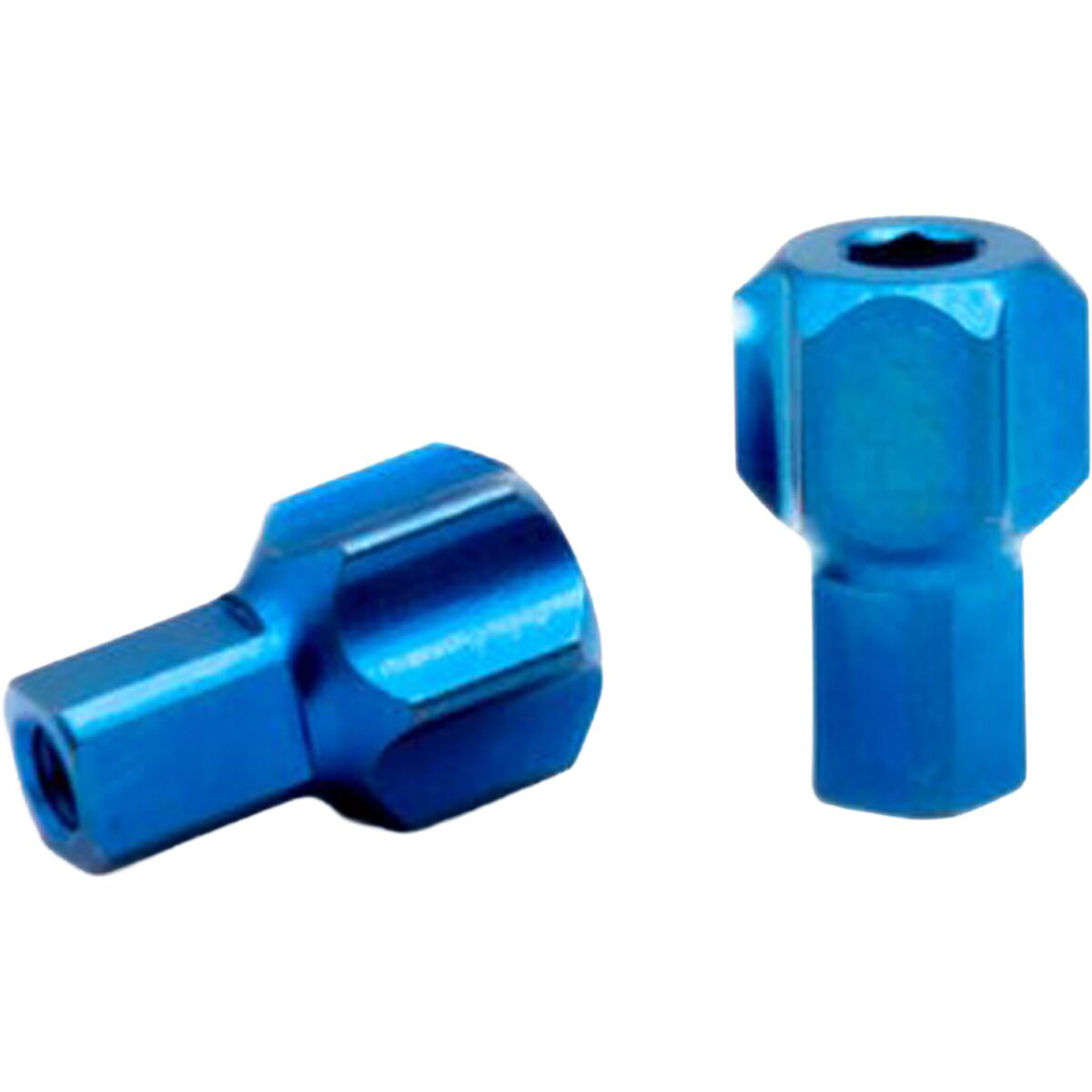 Image of OAK Components Titanium Adjustment Screws (2pcs) Blue, Sram Brakes