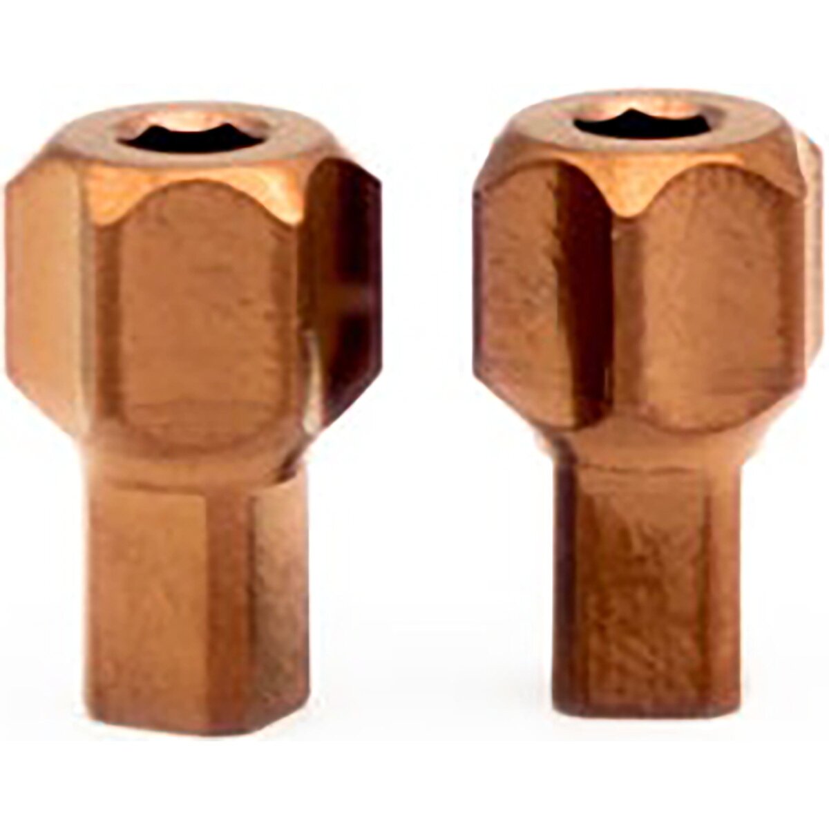Image of OAK Components Titanium Adjustment Screws (2pcs) Copper, Sram Brakes