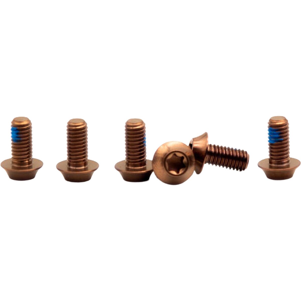 Image of OAK Components Titanium Screw Set (6 pcs) Copper, M5x10 for Brake Disc