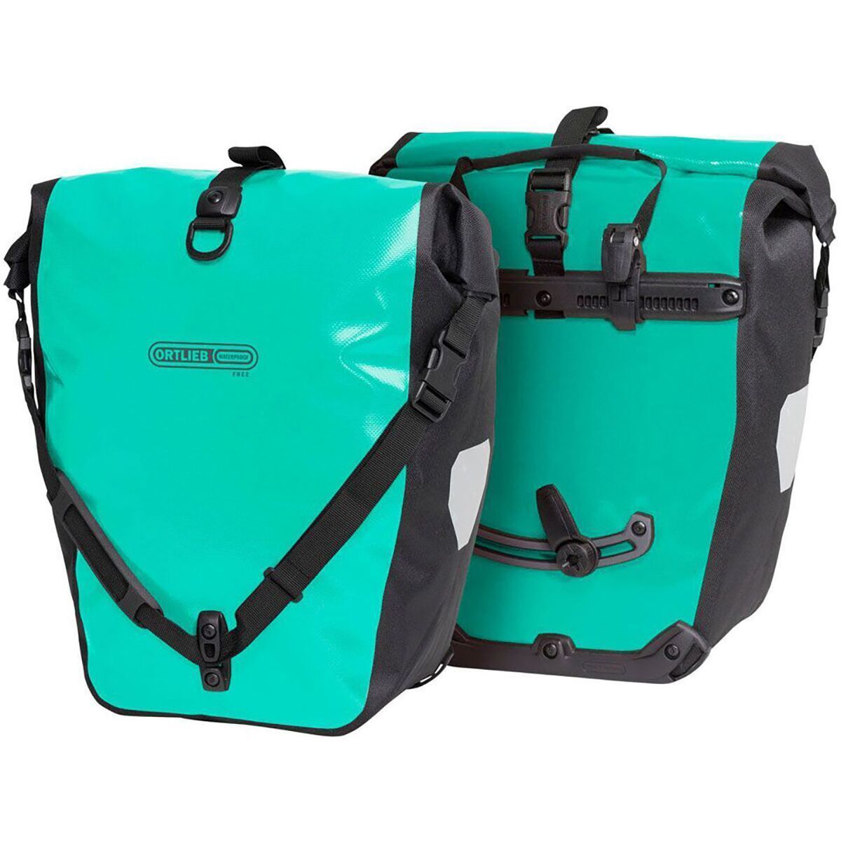 Image of Ortlieb Back-Roller Free Panniers - Pair Lagoon/Black, One Size