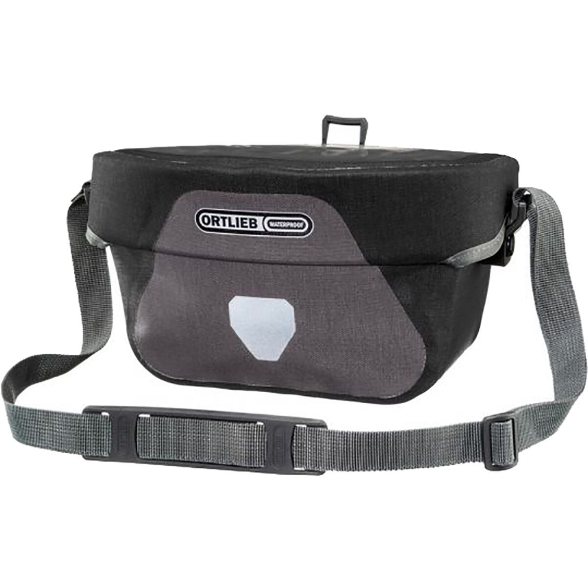 Image of Ortlieb Ultimate 6 Plus 5-8.5L Handlebar Bag Granite/Black, S, One