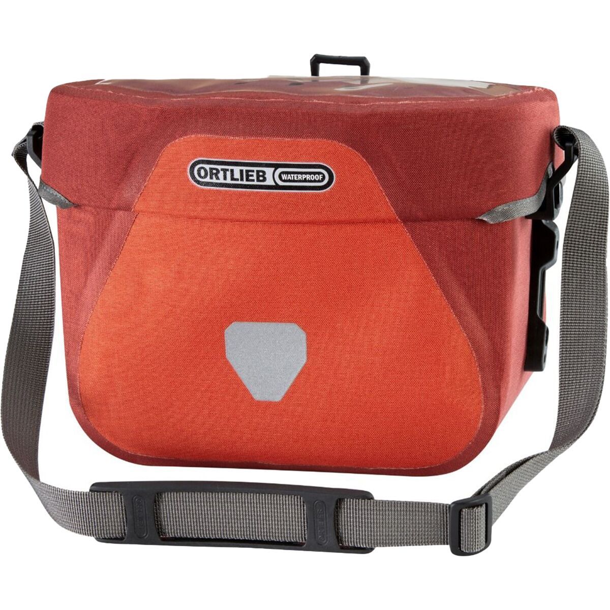 Image of Ortlieb Ultimate 6 Plus 5-8.5L Handlebar Bag Salsa/Dark Chili, M, One