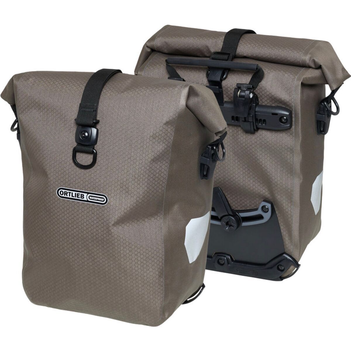 Image of Ortlieb Gravel Pack Panniers - Pair Dark Sand, One Size