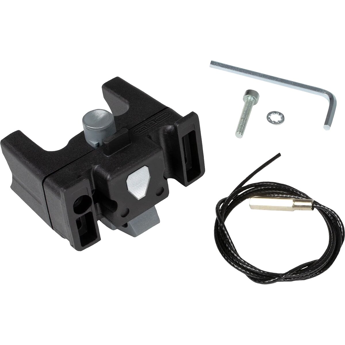 Image of Ortlieb Handlebar Mounting Set Black, Original with Lock