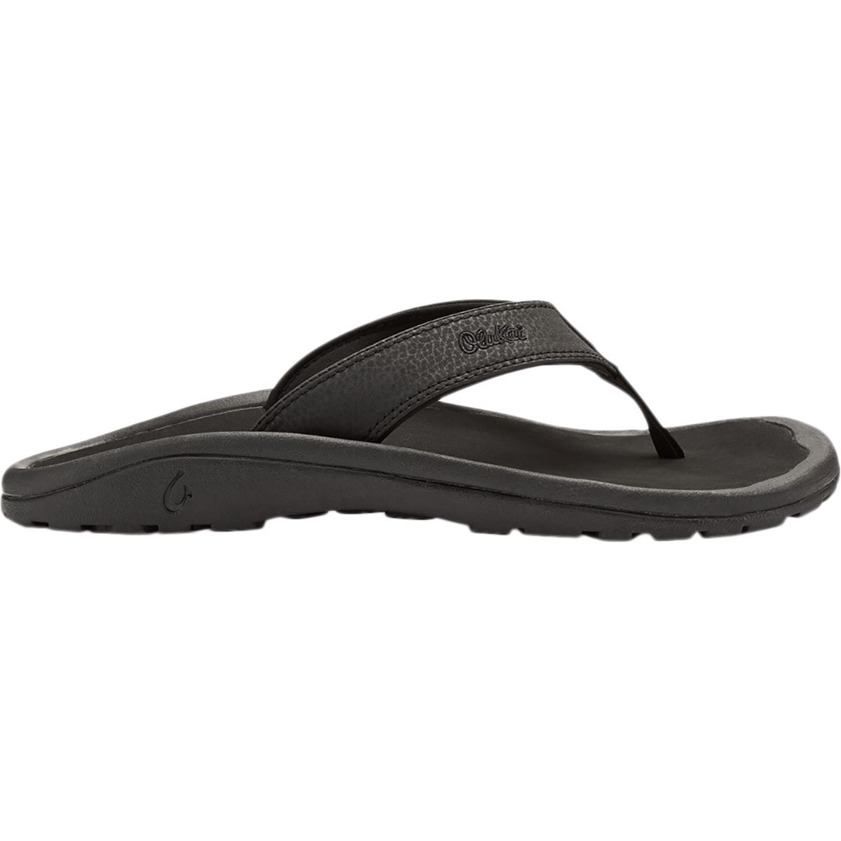 Image of Olukai Ohana Sandal - Men's Black/Black, 9.0