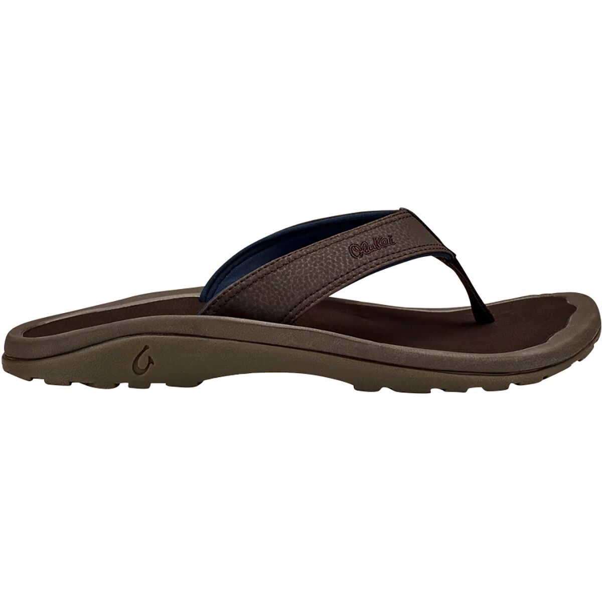 Image of Olukai Ohana Sandal - Men's Dark Wood/Dark Wood, 8.0