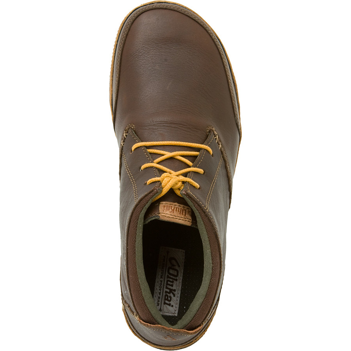 Olukai Kamuela Men Size 10 Leather Upper Rubber/Leather Bottom Shoes Brown Olukai Kamuela Shoe - Men main image 2