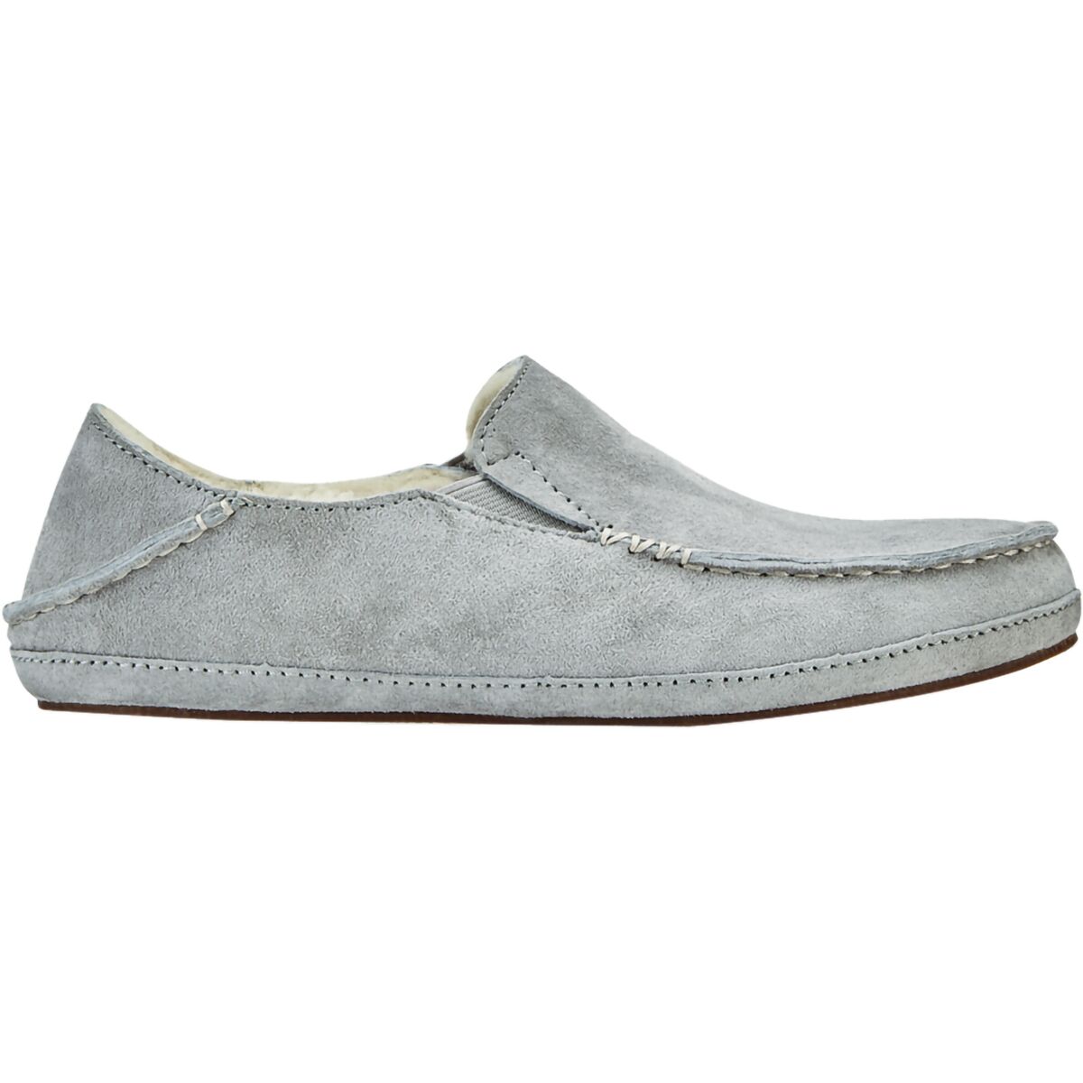 Image of Olukai Nohea Slipper - Women's Pale Grey/Pale Grey, 11.0
