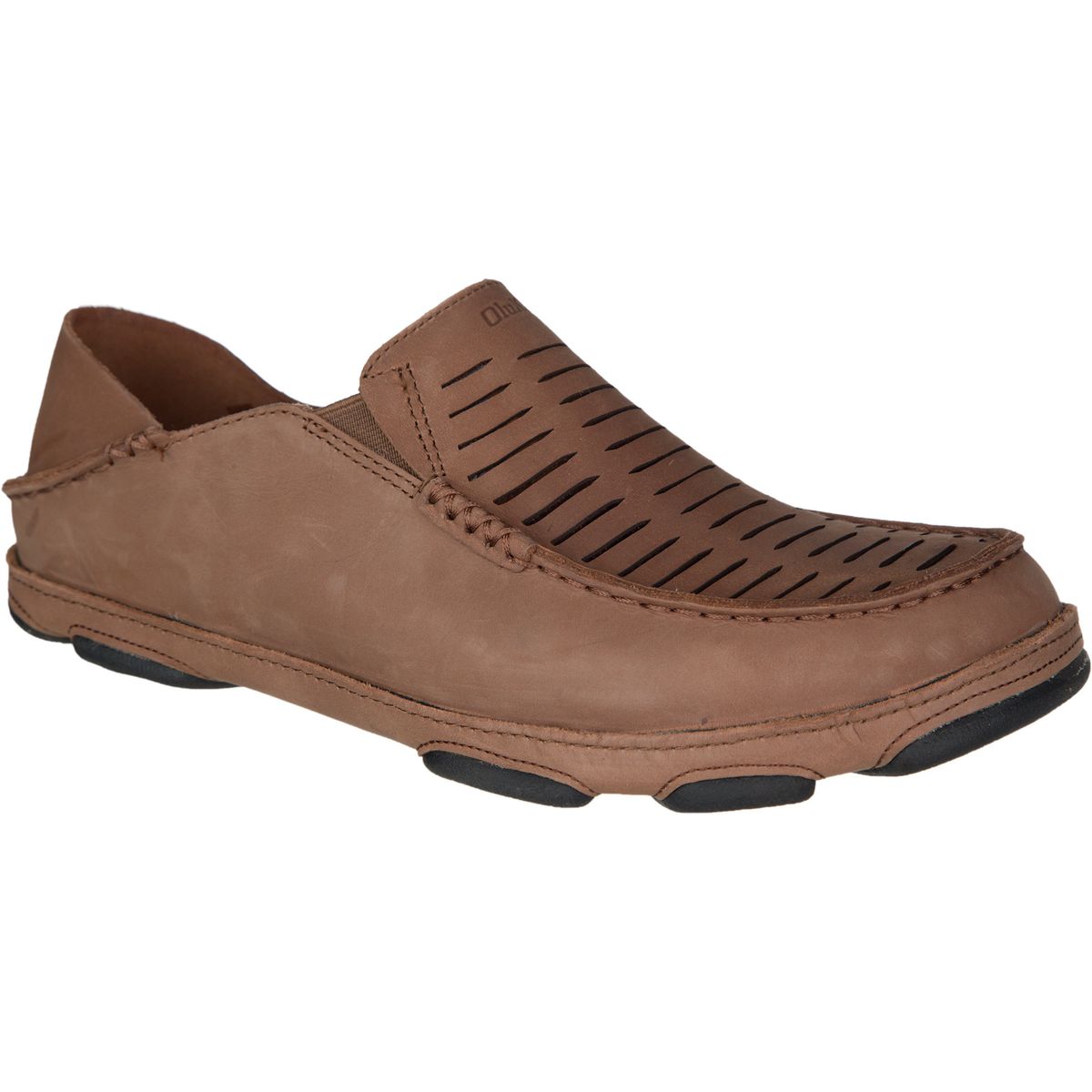 Unisex Olukai Moloa Kohana Drop-in Heel Loafer Olukai Moloa Shoe Men 10.5 Kohana Brown Suede Loafer Slip On  main image 2
