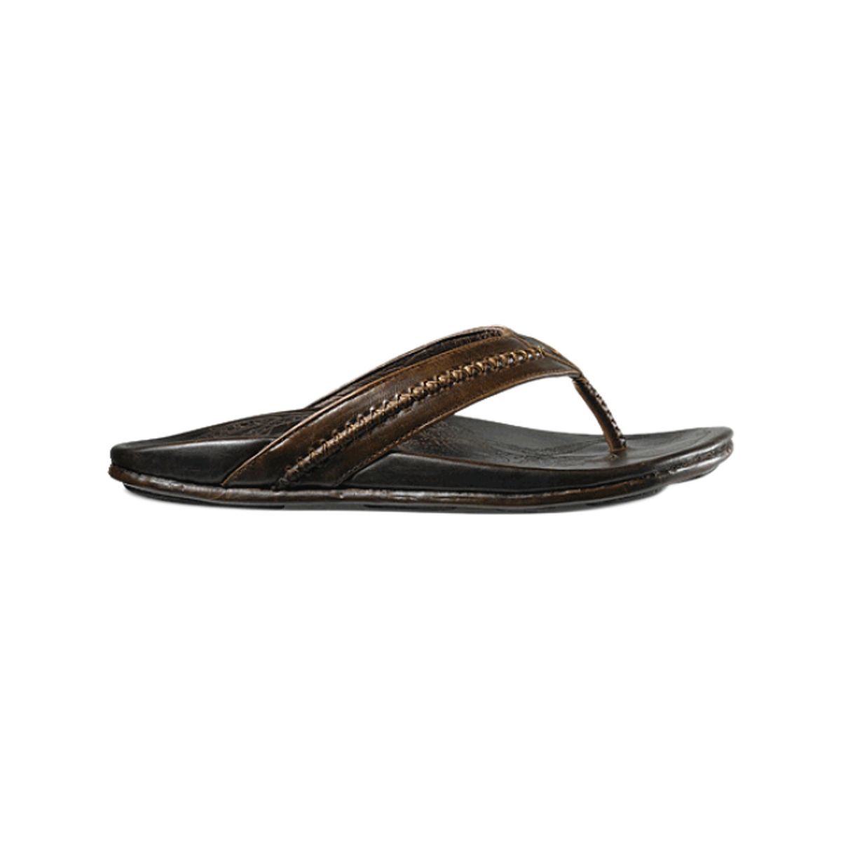 Olukai Mea Ola Flip Flop - Men's Dark Java/Dark Java, 13.0