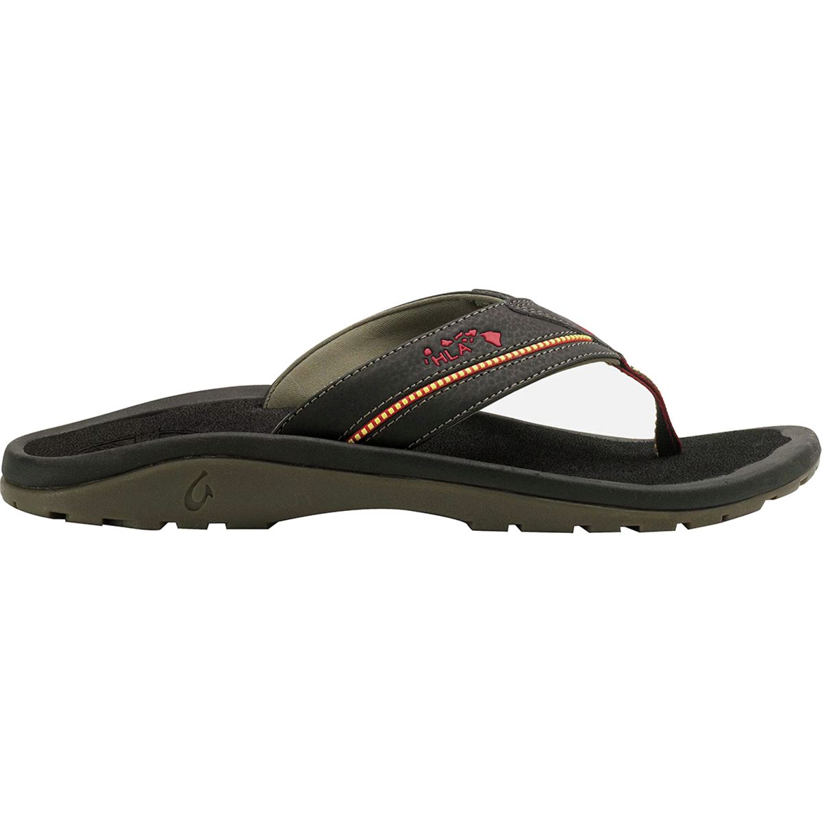 Image of Olukai Kia'i II Flip Flop - Men's Black/Black, 14.0