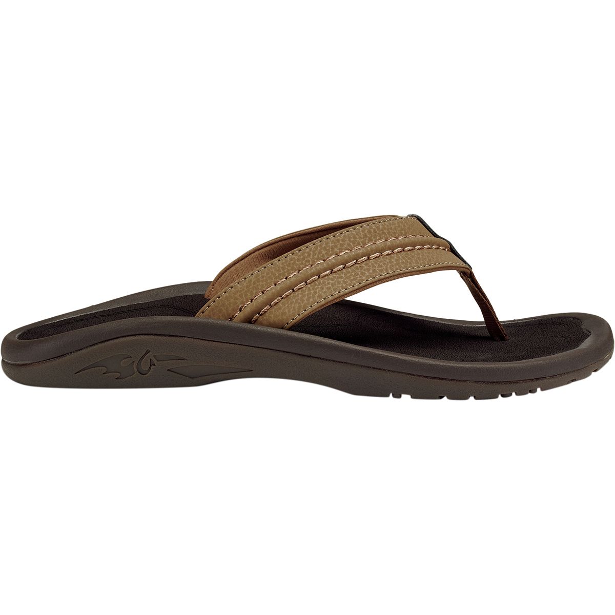 Image of Olukai Hokua Flip Flop - Men's Tan/Tan, 11.0