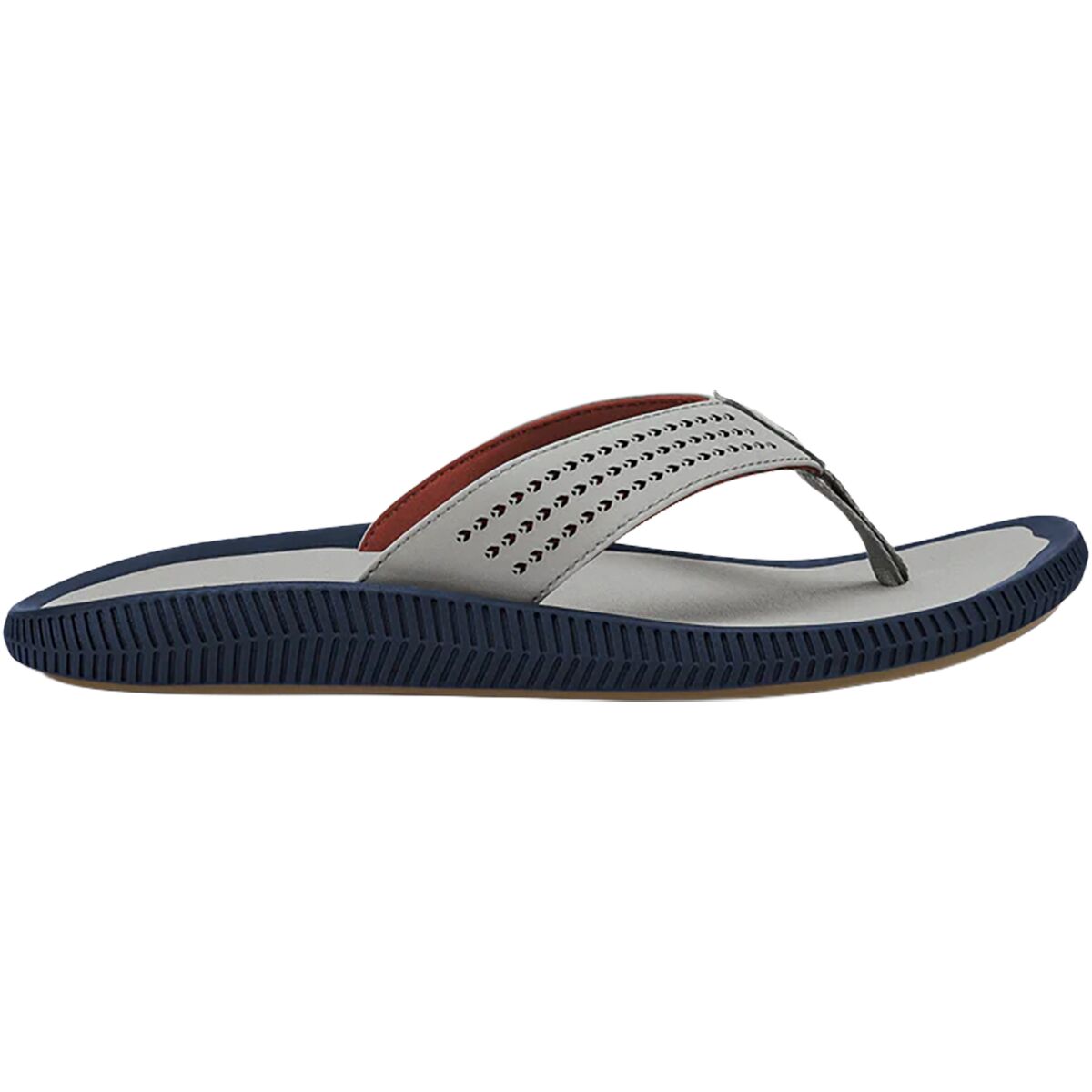 Image of Olukai Ulele Flip Flop - Men's Ash/Ash, 13.0