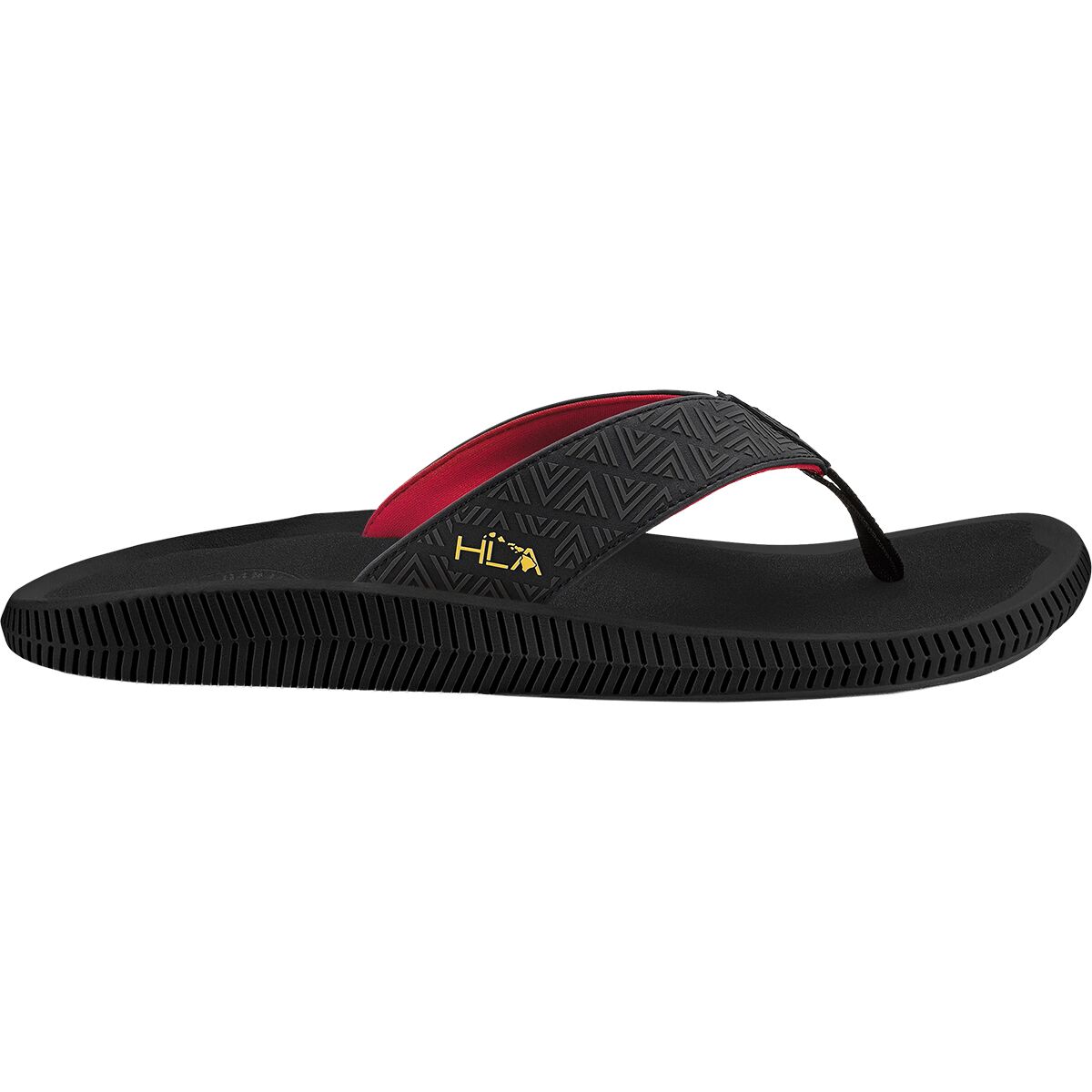 Image of Olukai Ulele Flip Flop - Men's Black/HLA, 11.0