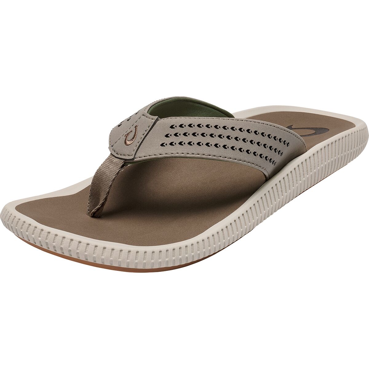 Image of Olukai Ulele Flip Flop - Men's Clay/Mustang, 11.0
