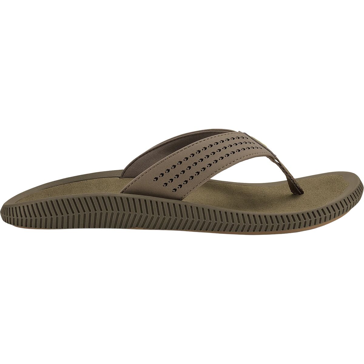 Image of Olukai Ulele Flip Flop - Men's Mustang/Mineral, 12.0