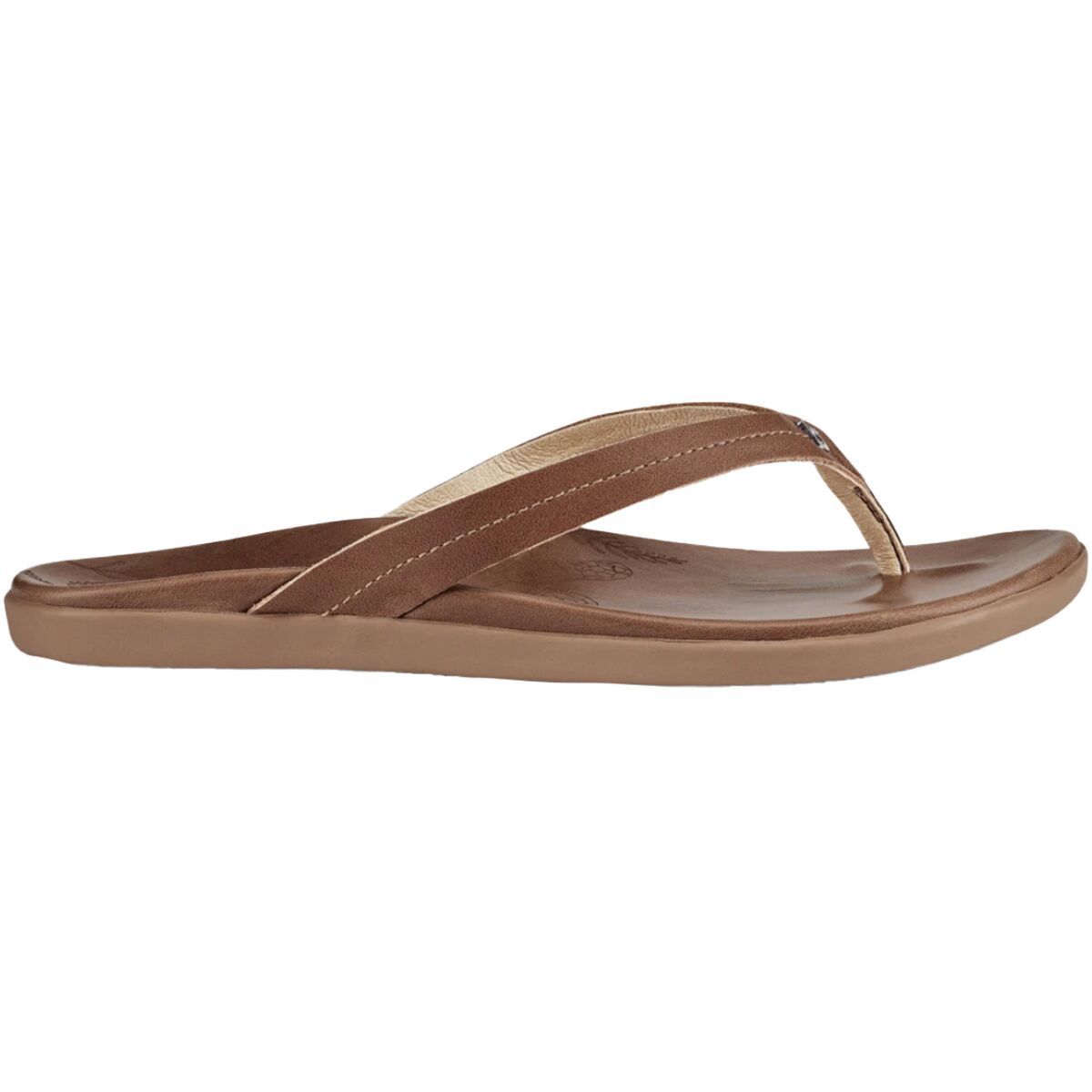 Image of Olukai Honu Flip Flop - Women's Tan/Tan, 11.0