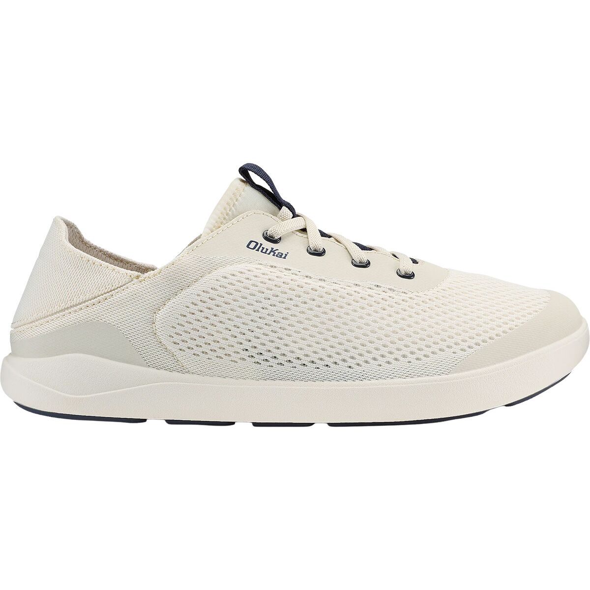 Image of Olukai Moku Pae Shoe - Men's White Sand/Trench Blue, 12.0