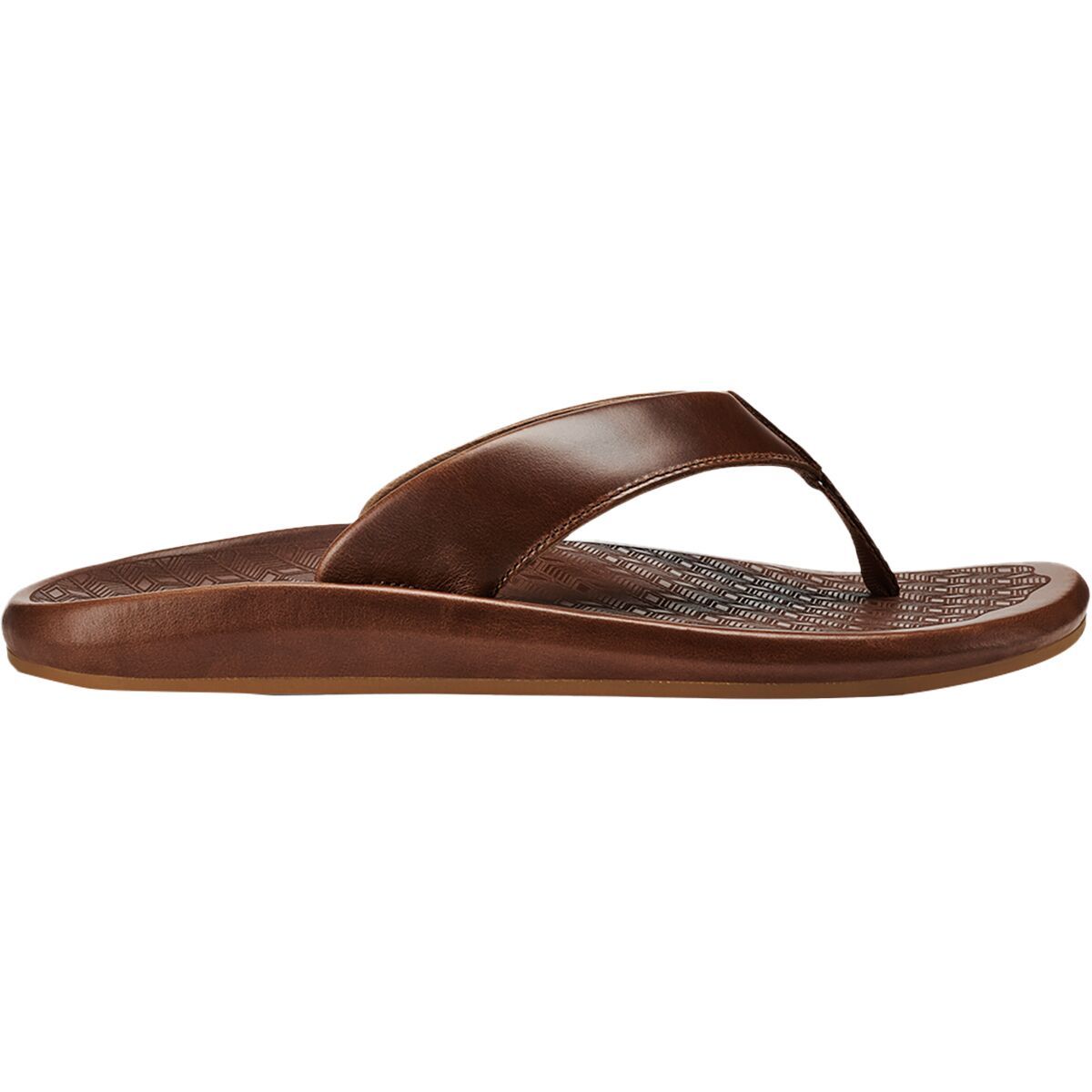 Image of Olukai Ilikai Flip Flop - Men's Toffee/Toffee, 8.0