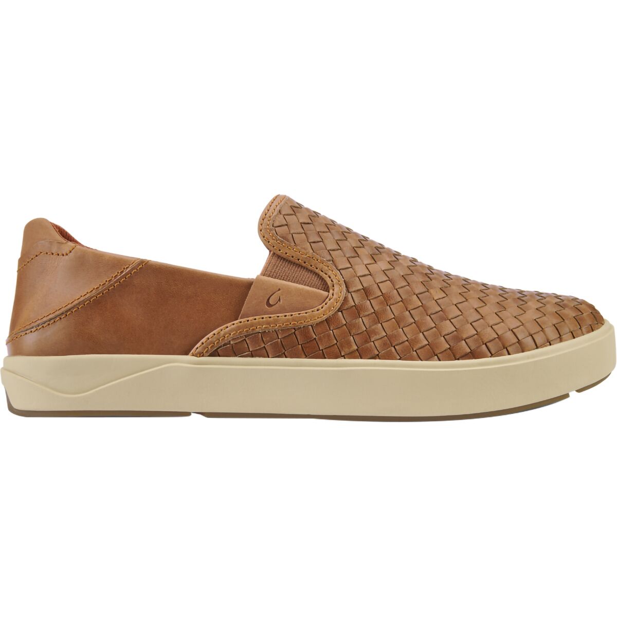 Image of Olukai Lae'ahi Lauhala Shoe - Men's Fox/Fox, 13.0