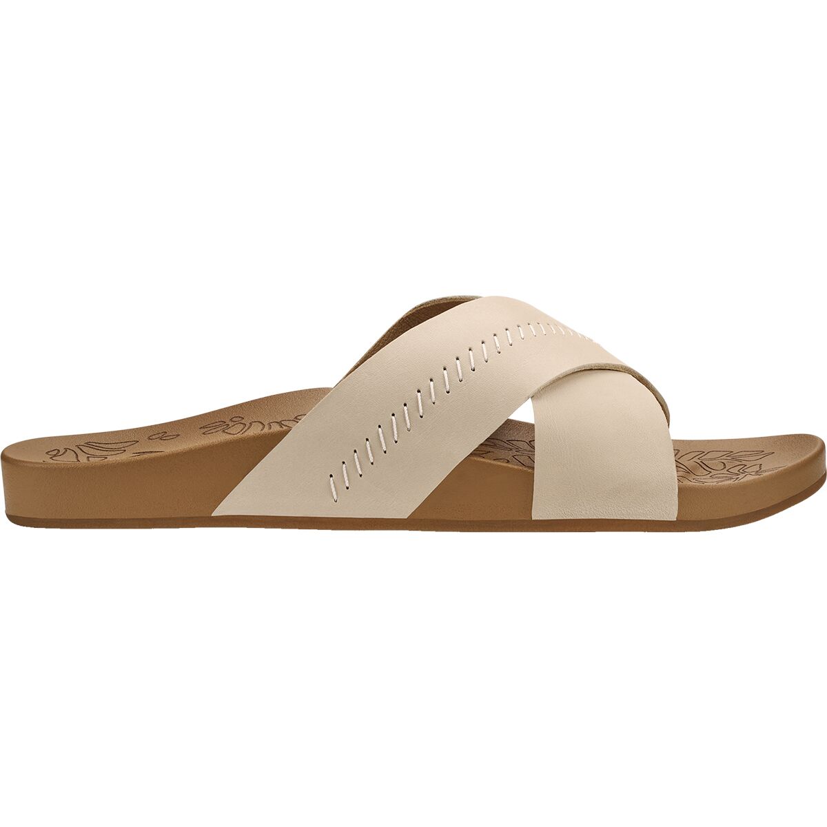 Image of Olukai Kipe'a 'Olu Slide Sandal - Women's Puka/Tan, 7.0