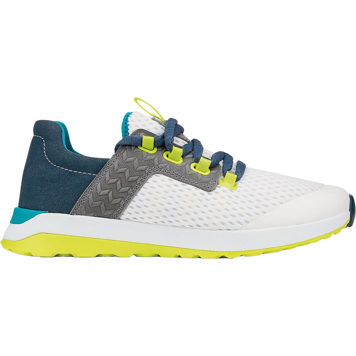 Image of Olukai Wailuku Shoe - Women's Bright White/Lagoon, 6.0