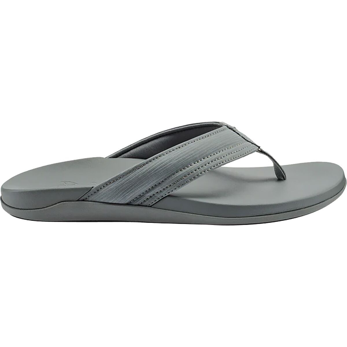 Image of Olukai Maha Flip Flop - Men's Cooler Grey/Cooler Grey, 11.0