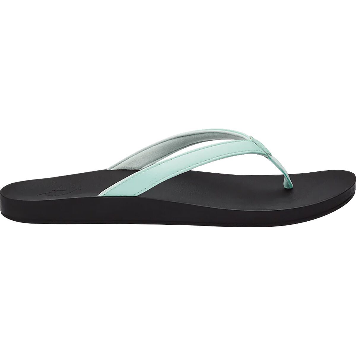 Olukai Puawe Flip Flop - Women's Sea Glass/Black, 8.0