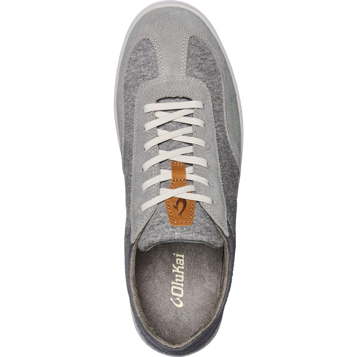 OluKai Puliki Grey Suede Casual Sneakers 10528‑2526 Men\'s 11.5 EUC Hardly Worn Amazon.com | OLUKAI Men main image 3