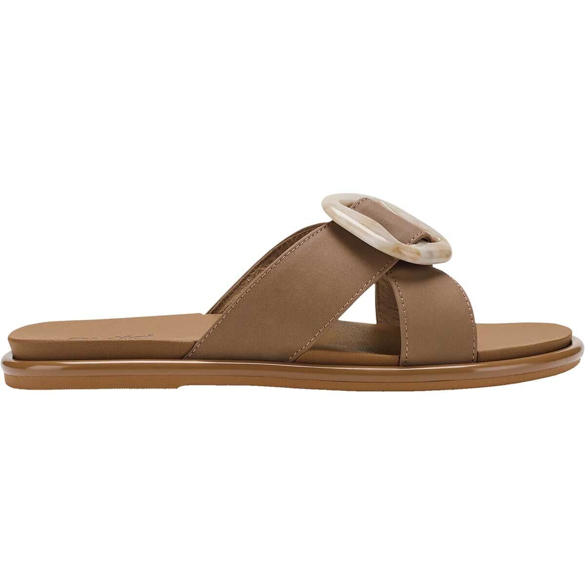 Image of Olukai La'I Slide Sandal - Women's Tan/Tan, 5.0
