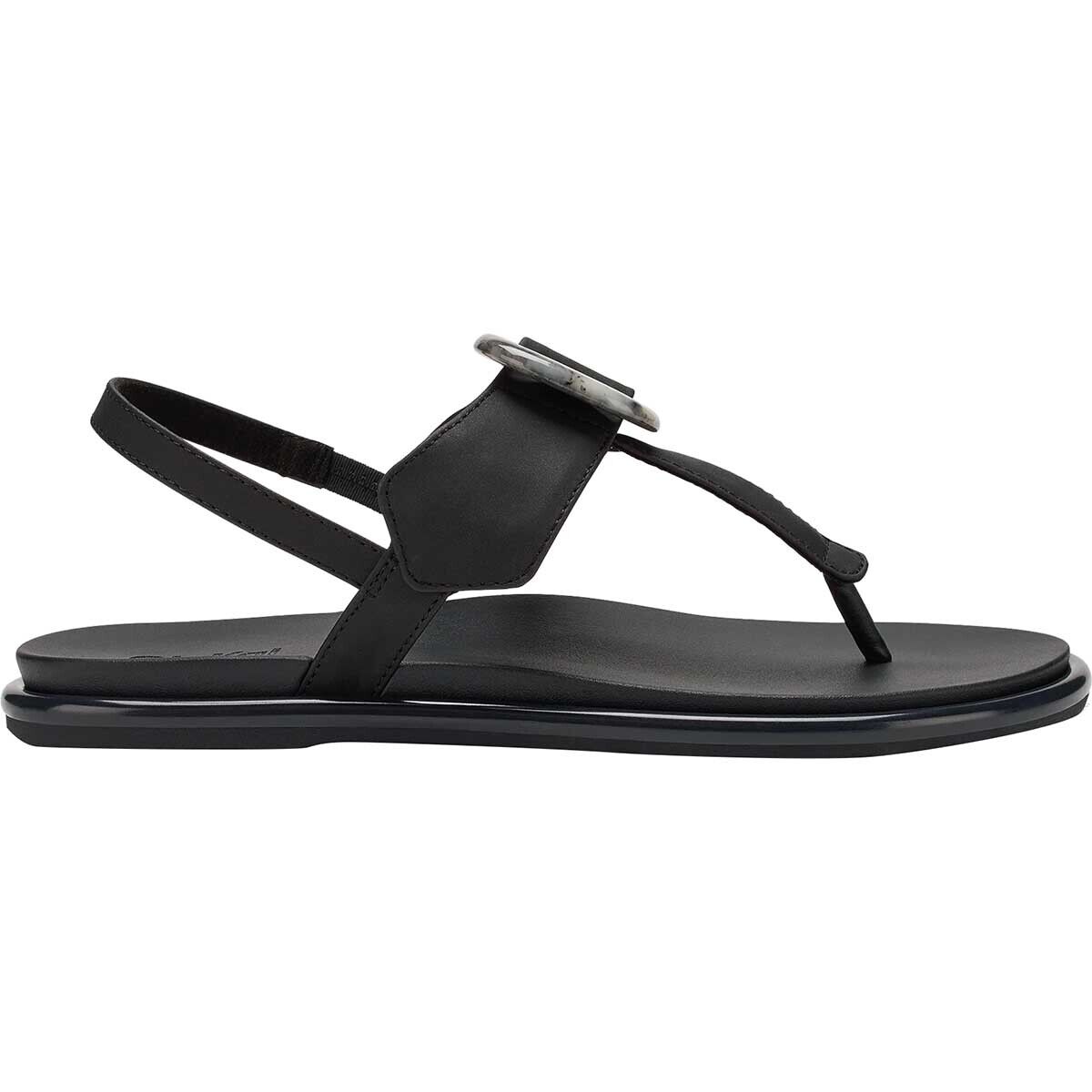 Image of Olukai La'I T-Bar Sandal - Women's Lava Rock/Lava Rock, 8.0