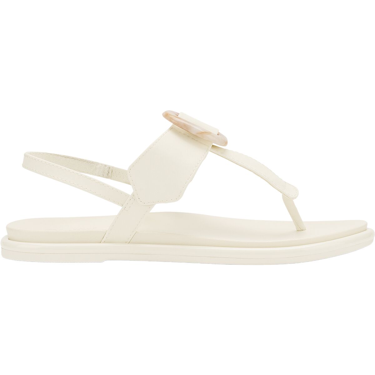 Olukai Olukai La'I T-Bar Sandal - Women's White Sand/White Sand, 9.0