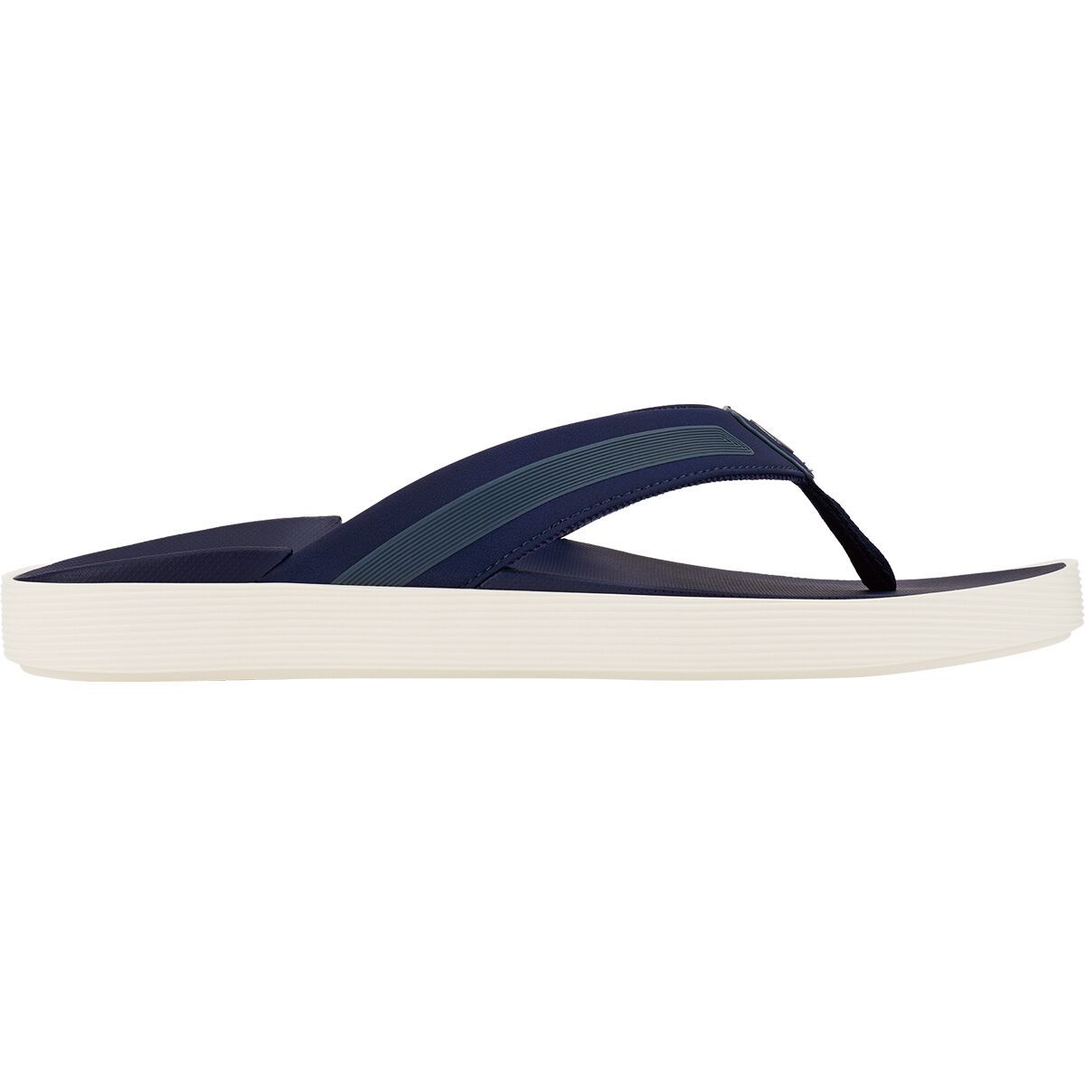 Image of Olukai Leeward Flip Flop - Men's Navy/Navy, 12.0