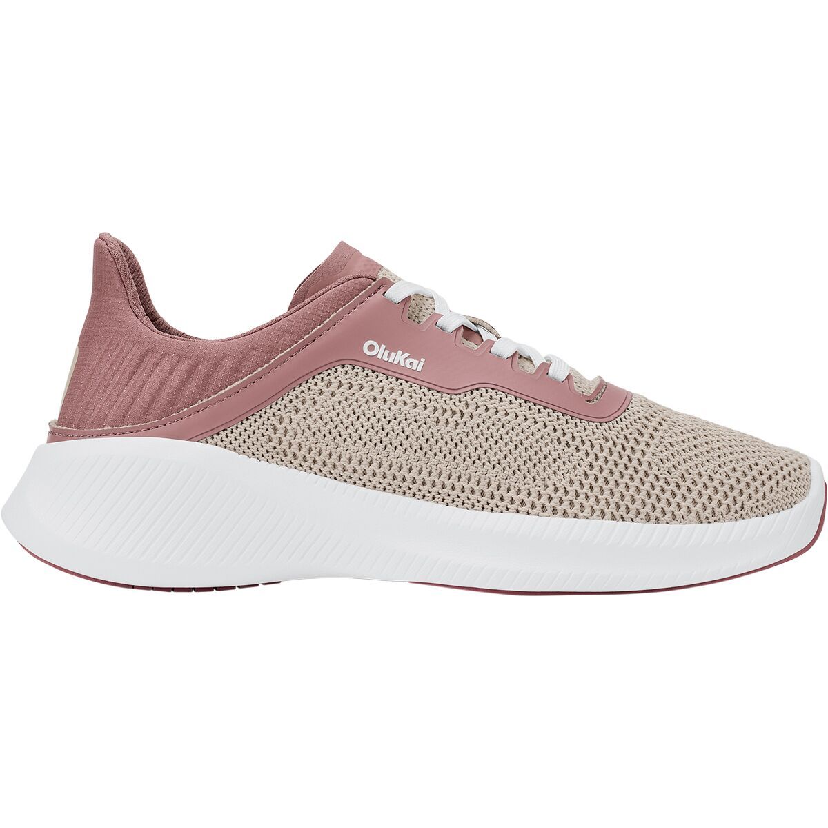 Image of Olukai Island Hopper Shoe - Women's Tapa/Coral Rose, 8.5