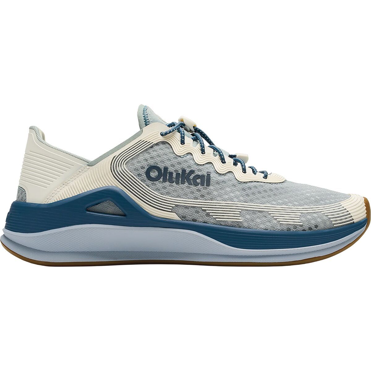 Image of Olukai Ahi Shoe - Men's Blue Pearl/White Sand, 11.5