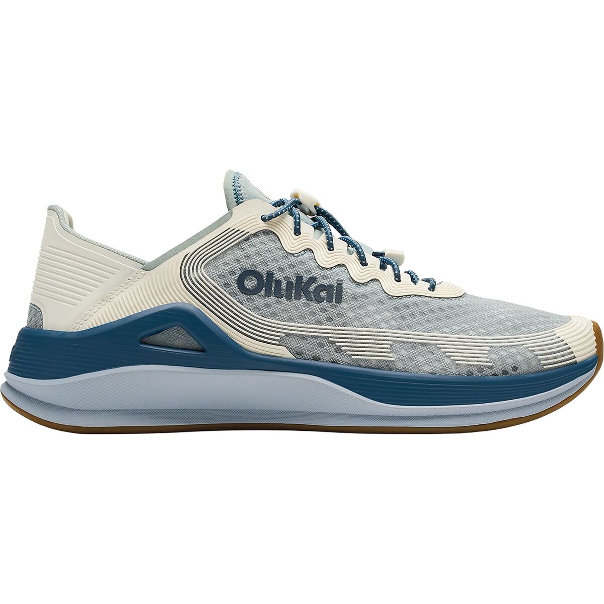 Image of Olukai Ahi Shoe - Men's Blue Pearl/White Sand, 11.5