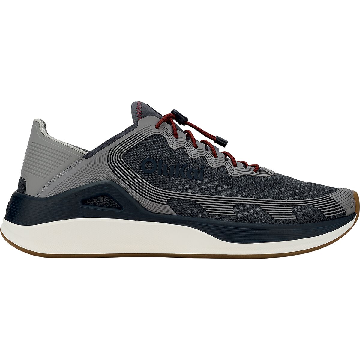 Image of Olukai Ahi Shoe - Men's Rock/Ash, 9.5