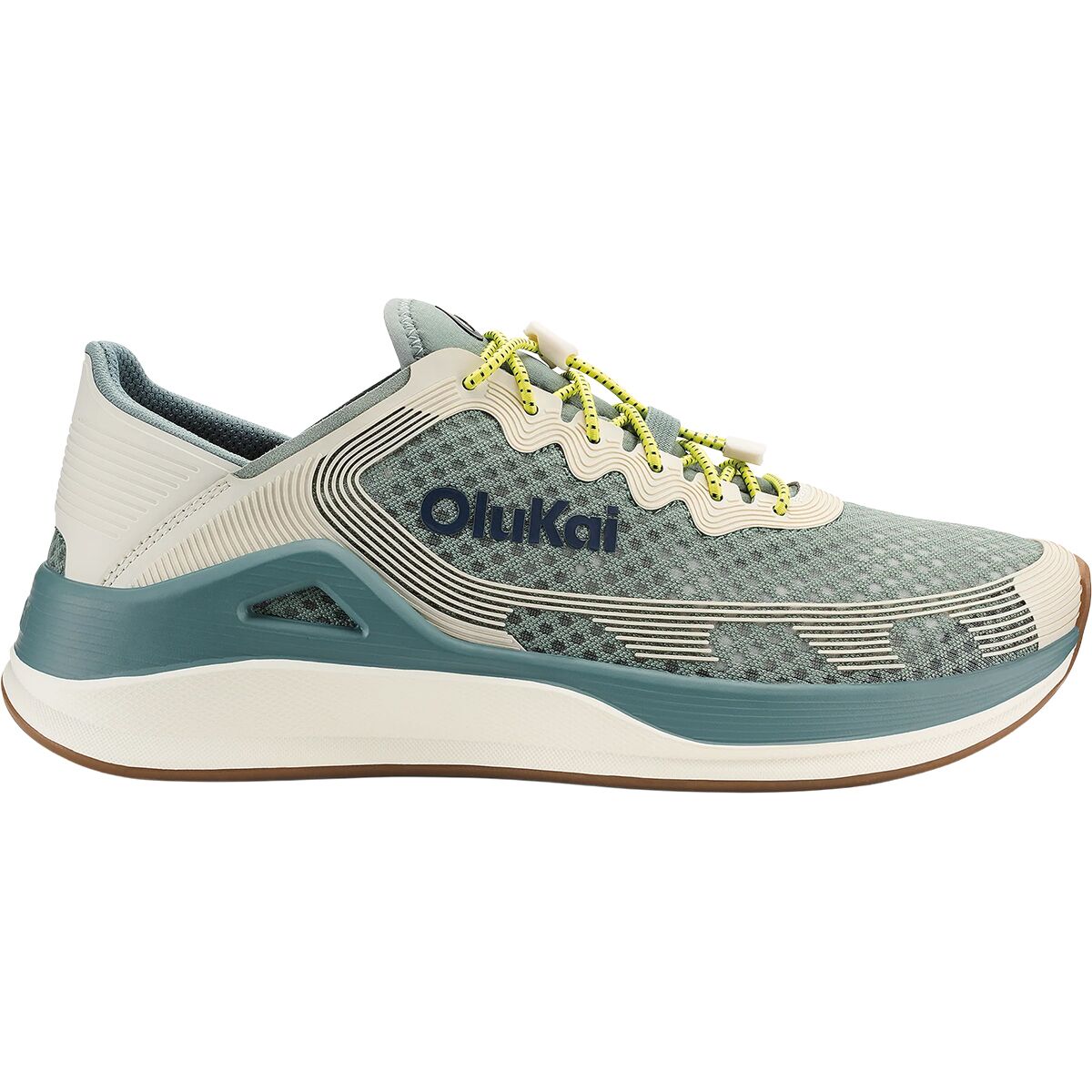 Image of Olukai Ahi Shoe - Men's Seagreen/White Sand, 8.0