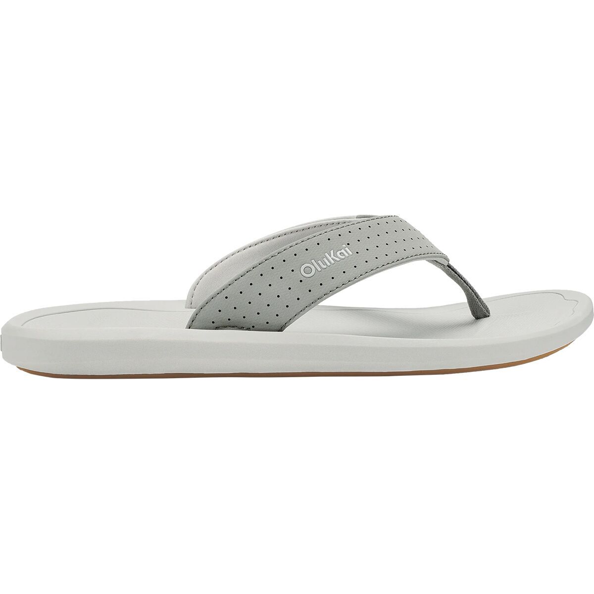 Image of Olukai Ki'i Flip Flop - Men's Ash/Sterling, 13.0